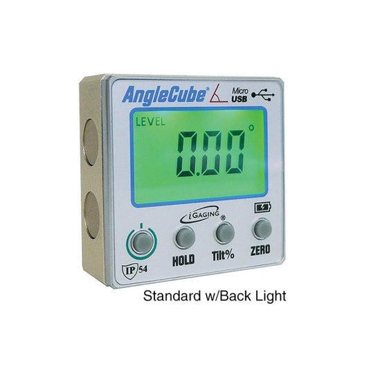 iP54 AngleCube Angle Gauges with or without Smart Wireless Data Output
