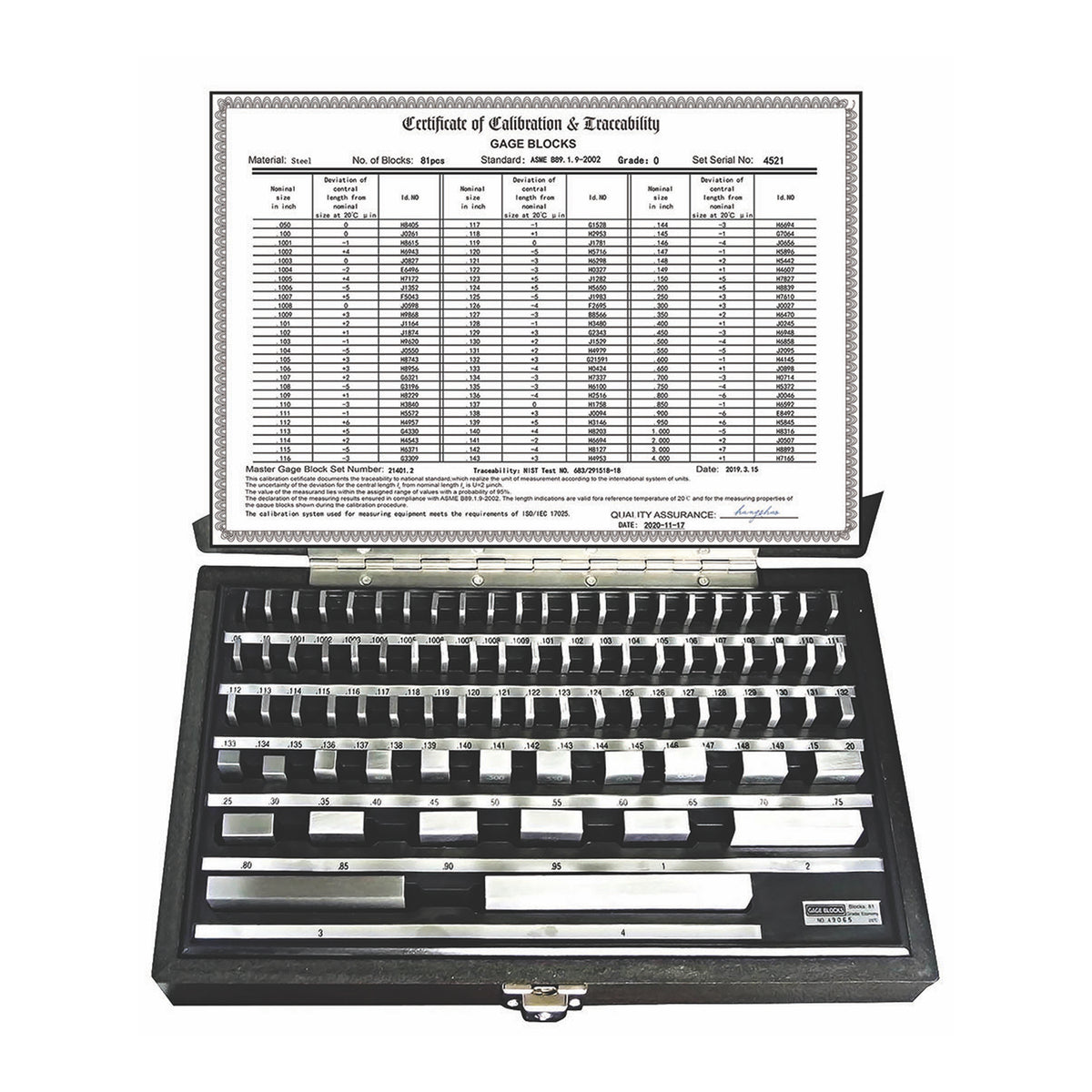 Gage Block Sets Inch & Metric