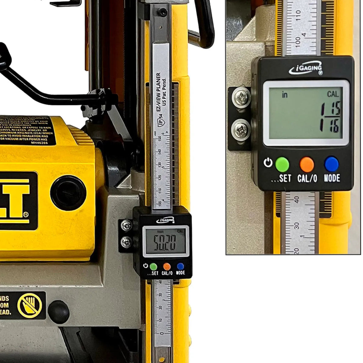 iP54 EZ-View Planer Readout For DeWALT DW734 & DW735 Thickness Planer