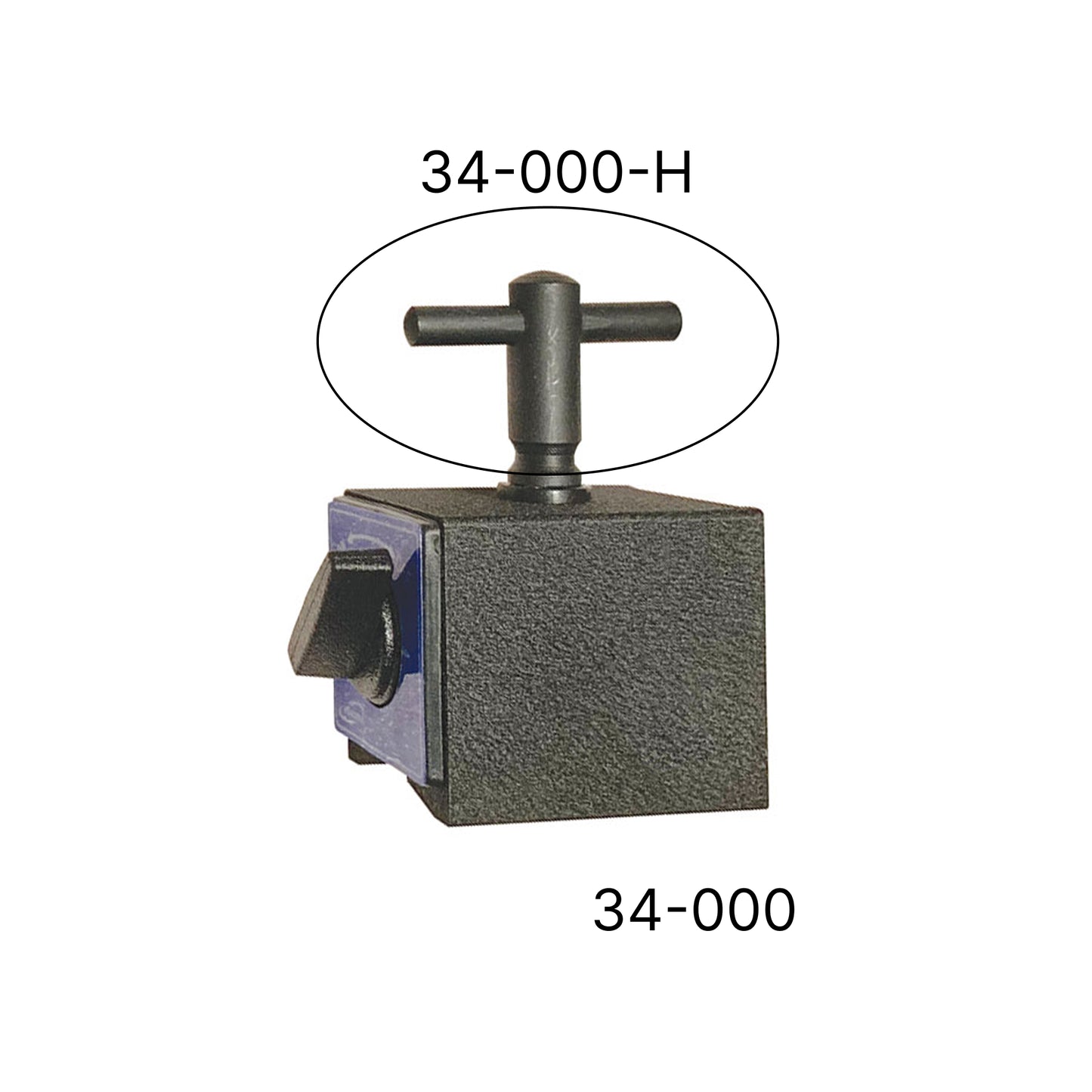 Magnetic Base Holders with Specialty Arms with Indicator Mounting Clamps