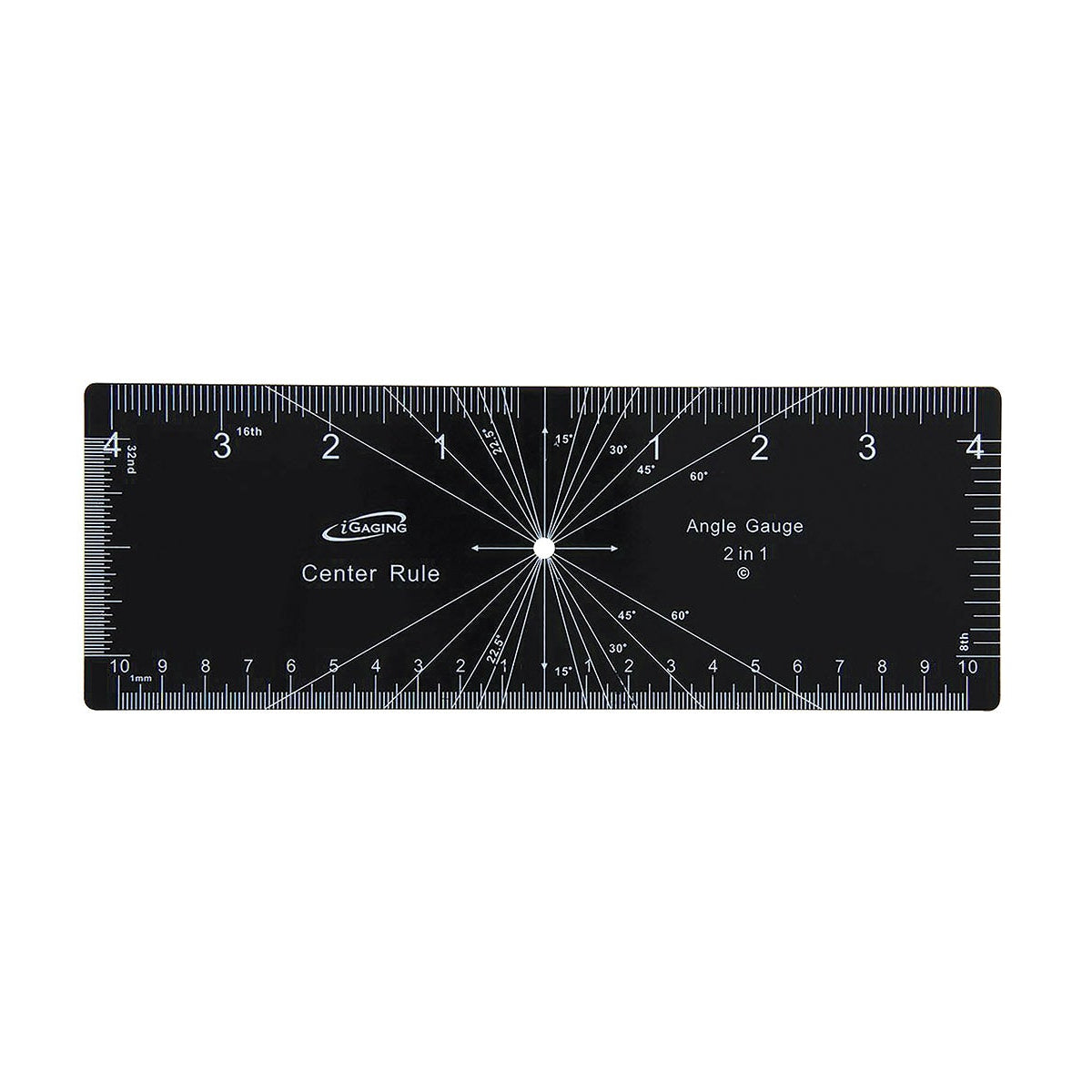 Center Rule & Angle Gauge