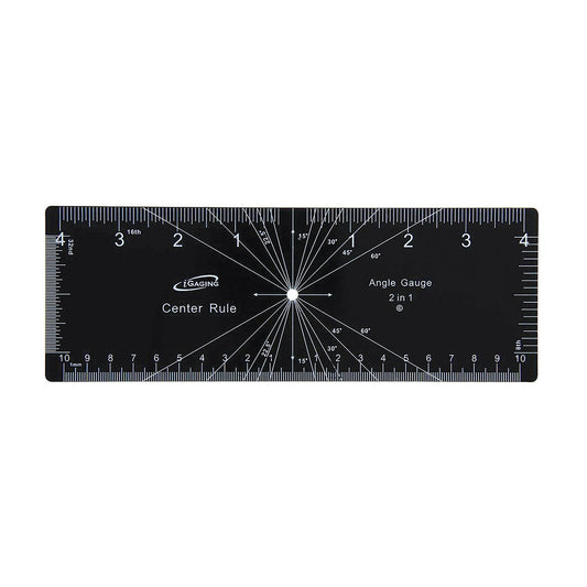 Center Rule & Angle Gauge