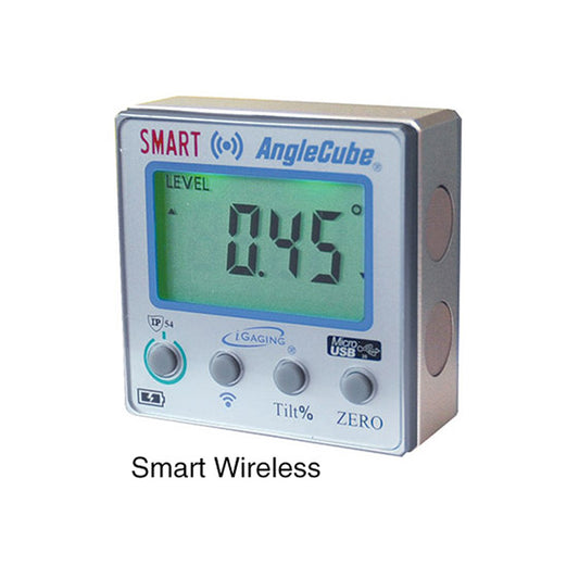 iP54 AngleCube Angle Gauges with or without Smart Wireless Data Output