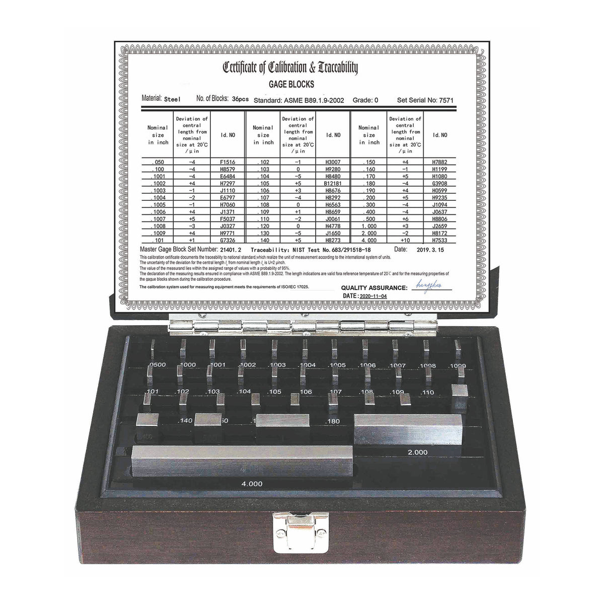 Gage Block Sets Inch & Metric