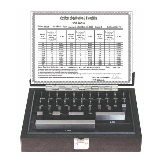 Gage Block Sets Inch & Metric