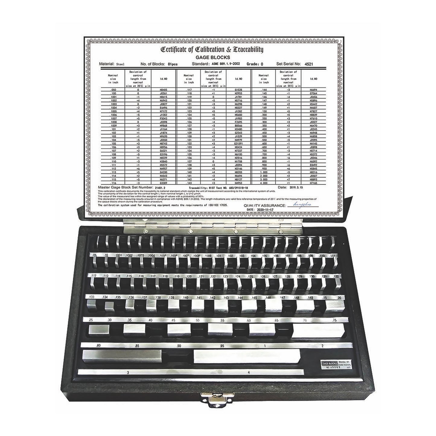 Gage Block Sets Inch & Metric