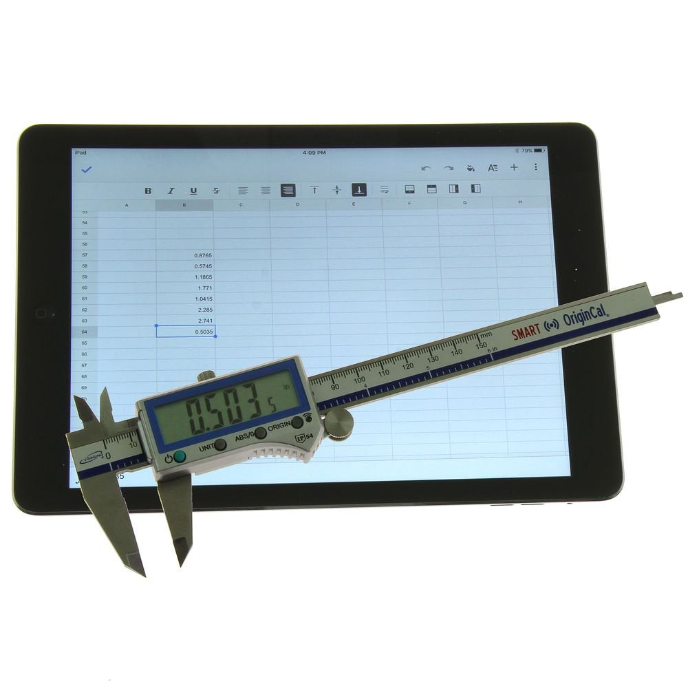 iP54 OriginCal Absolute Digital Calipers w/Smart Wireless Data Output