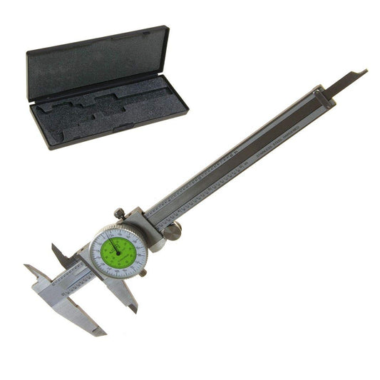 Dial Caliper Fractional & Decimal Inch Combination Dual Scale