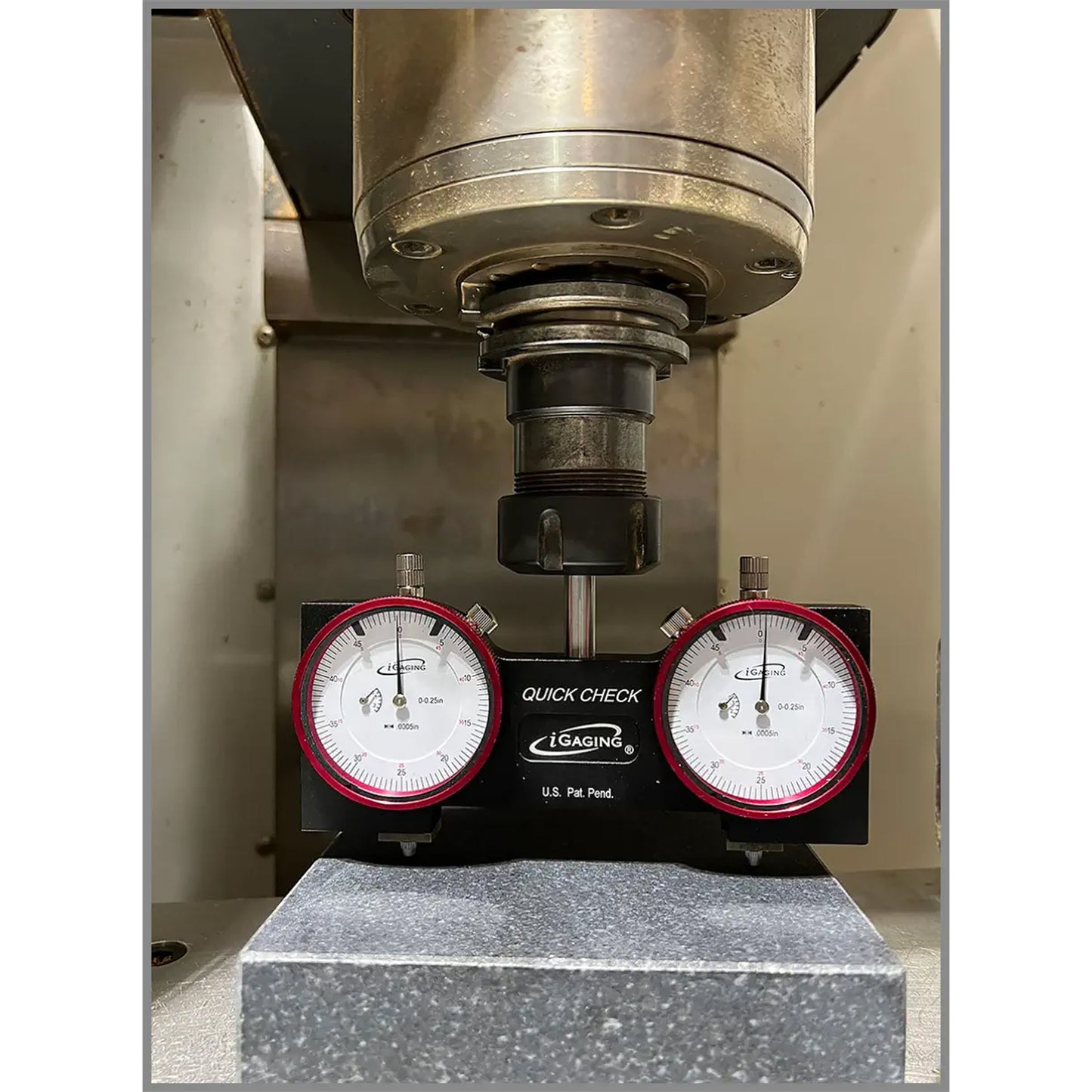 Quick Check Spindle Square Gauge For use with all machines
