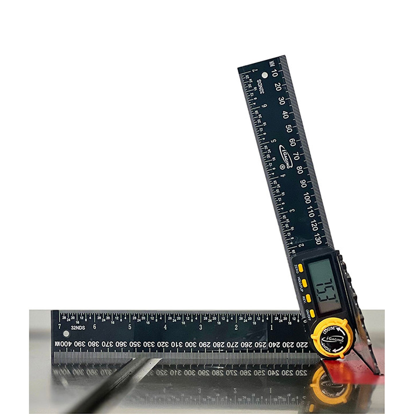 EZ-View 360° Digital Protractor & Ruler