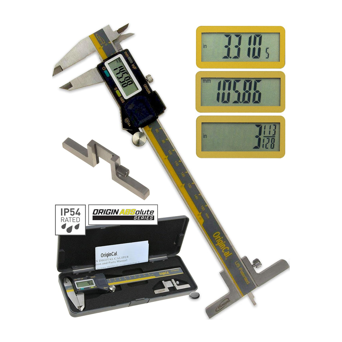 iP54 OriginCal Absolute Digital Calipers