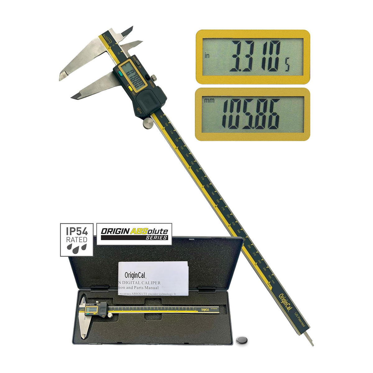 iP54 OriginCal Absolute Digital Calipers