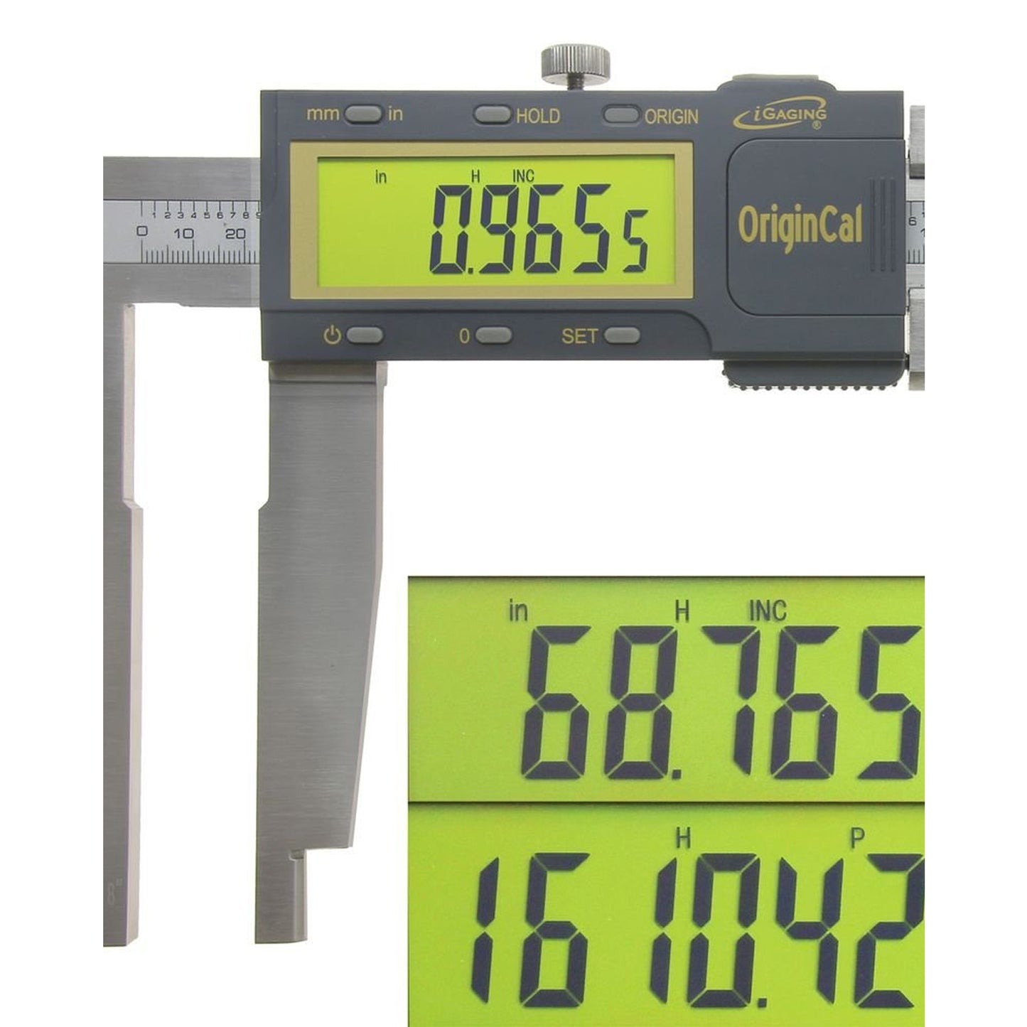 iP54 OriginCal Absolute Heavy Duty Digital Calipers