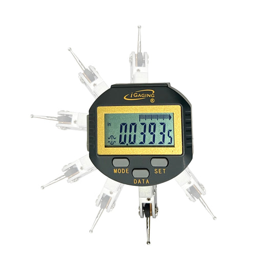 iP67 0.30" & 0.008" Electronic Digital Test Indicators with or without Smart Wireless Data Output