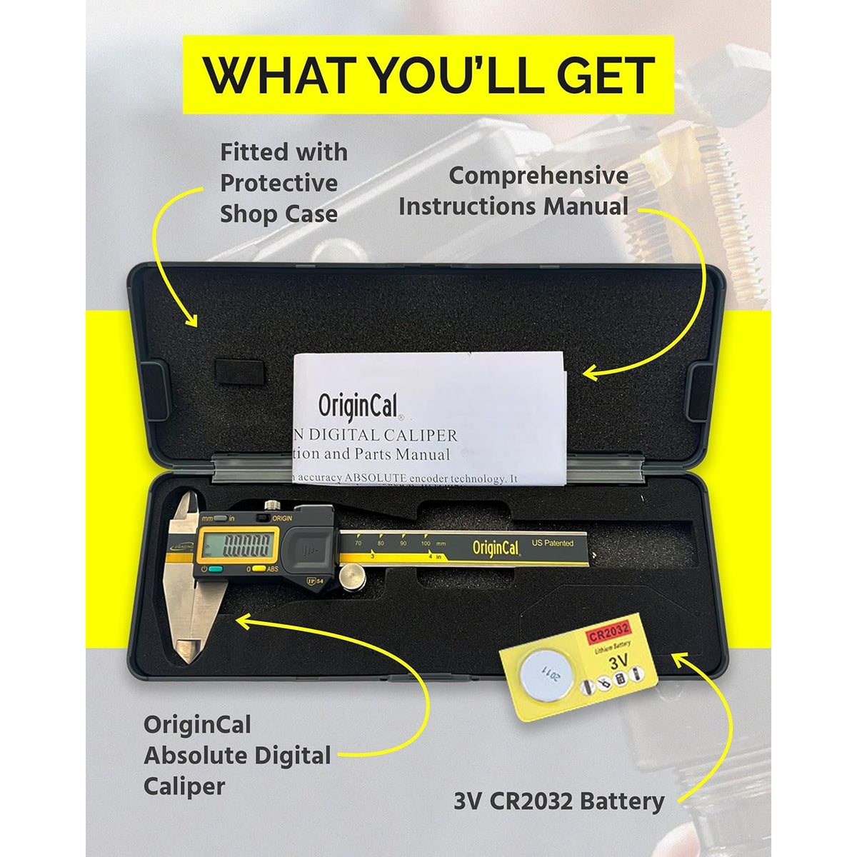 iP54 OriginCal Absolute Digital Calipers